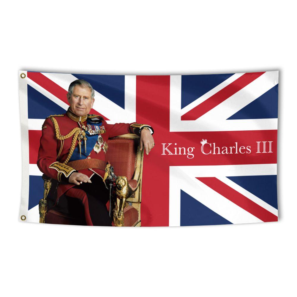 Limited Edition Britain New King Charles 111 Flag Perfect For Celebrating!