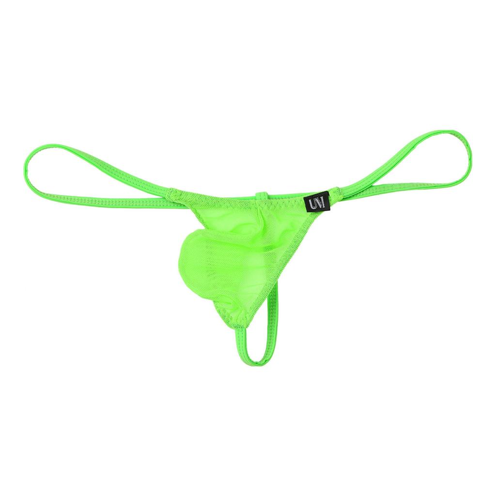 Mens T-Back Lingerie Thong Breathable Mesh Underwear Bikini Swimming Briefs