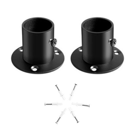 Shower Curtain Telescopic Rod Screw Mount 50-70CM Adjustable Stainless Steel Multi-functional Living Room Bathroom Telescoping Curtain Rod