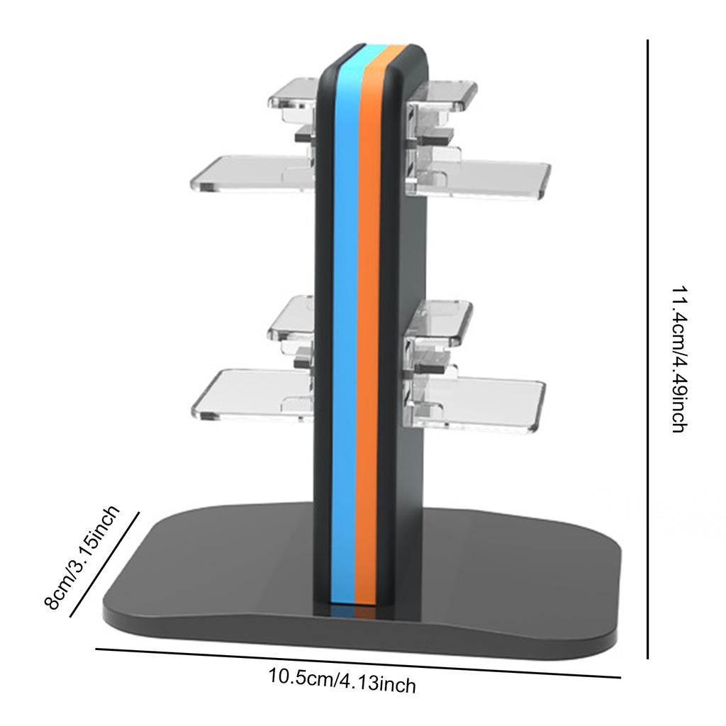 Зарядное устройство для контроллеров 4 в 1 Зарядная станция со светодиодным индикатором для аксессуаров Nintendo Switch2 Joy-Con