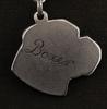 Boxer, German Boxer III - Necklace with dog, silver-plated pendant for dog fan, unique jewelry by Art-Dog brand
