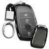 ONTTO Mercedes Benz Smart Key Case, Key Cover, Stylish, Textured, High Quality, Key Chain,