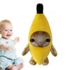 Мягкая кукла Банановый кот плюшевая игрушка Счастливый кот Плачущий Банановый кот Игрушка-животное Игрушка для маленьких детей