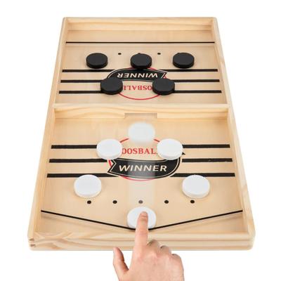 Быстрая слинг-шайба настольная игра настольный хоккей настольный футбол победитель вечеринка семейные интерактивные игрушки для детей взрослые настольные боевые подарки