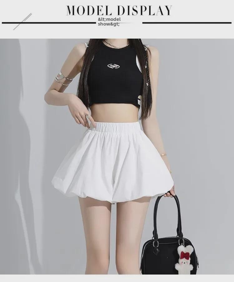 Широкие повседневные шаровары с эластичной резинкой на талии — женская коллекция осень 2024 г.