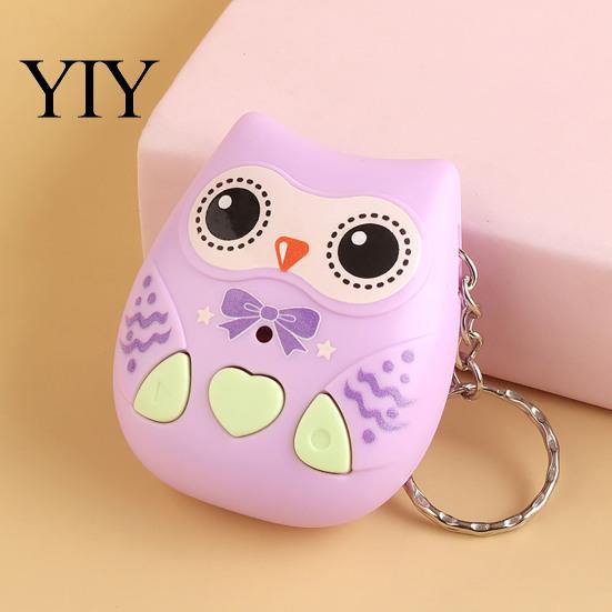 Portable Stress Relief Toy Owl Voice Recorder Keychain, Mini Music Box Pendant with Recording Function, Lightweight Travel Cute Animal Key Ring