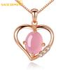 Copper Alloy Women Necklace Pendant Zircon Fashion Christmas Gift