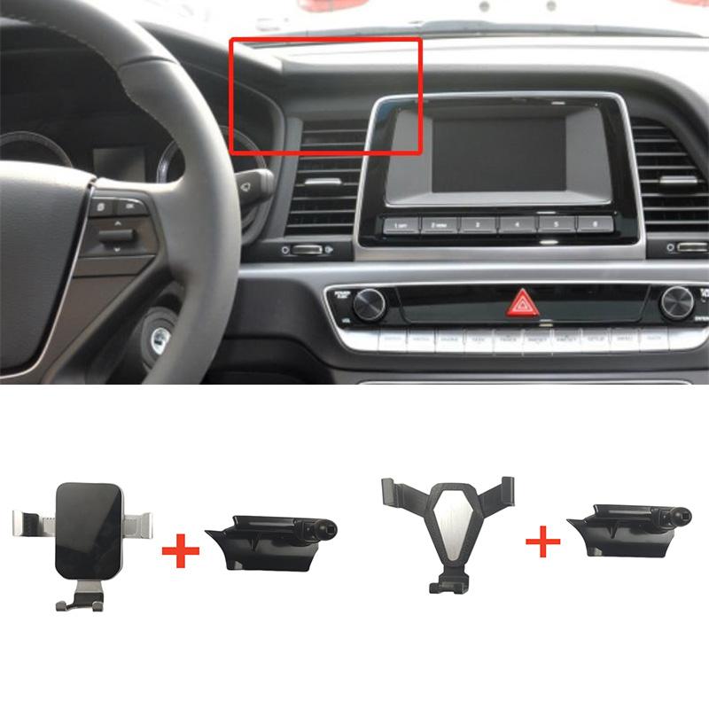 1 Комплект Материал ABS Для Hyundai Sonata 9 MK9 2018-2019 Специальный Автомобильный Держатель-Подставка для Телефона с Гравитационным Кронштейном