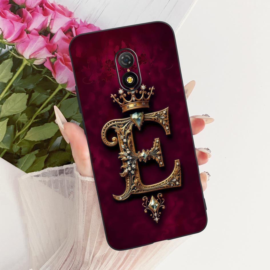 For Itel A16 Pro Case Retro A Z Initial Letters Silicone Shell Soft TPU Phone Cover For Itel A16 Plus A 16 A16Pro A16Plus Fundas