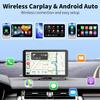 9-дюймовый беспроводной сенсорный экран CarPlay и Android Auto с Bluetooth, FM, GPS, голосовым управлением, громкой связью