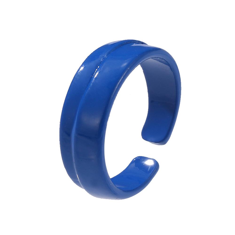 Регулируемое кольцо цвета макарон в стиле ретро, ​​простое модное кольцо, темпераментное женское кольцо в стиле панк, трендовые ювелирные изделия