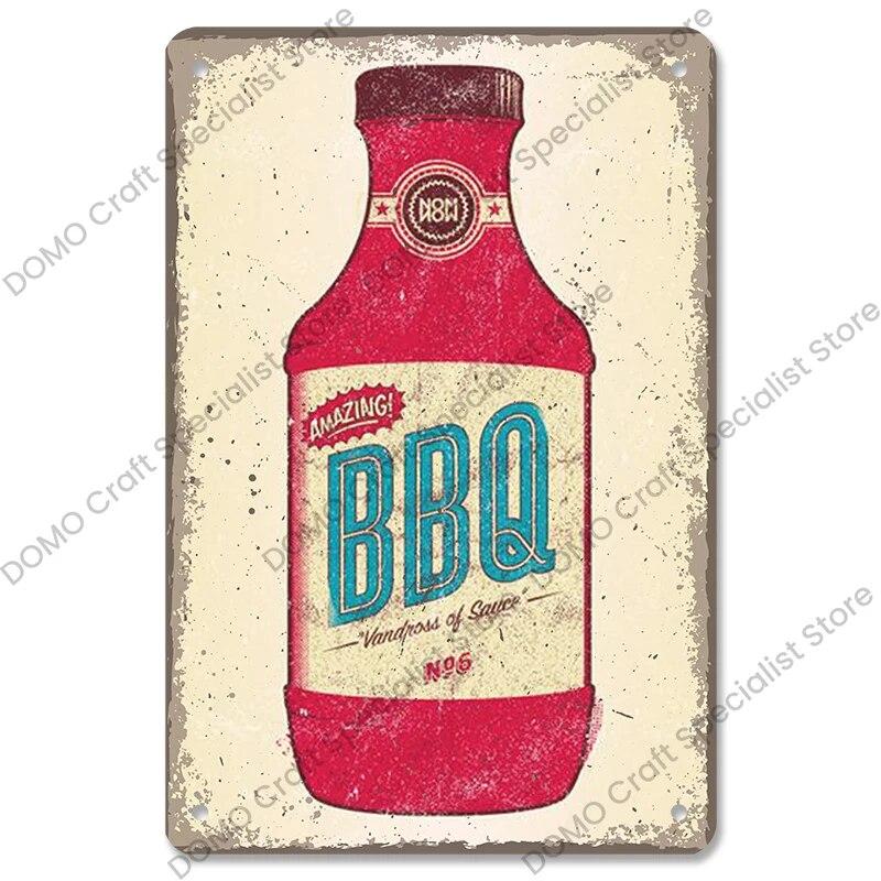Плакат для вечеринки с барбекю, винтажные металлические жестяные вывески для гриля, ретро-налет, Настенный декор для бара, паба, заднего двора, пляжного дома