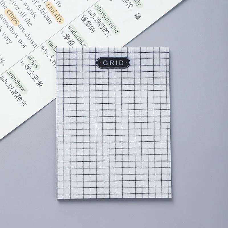 Новый прозрачный материал ПЭТ для студентов с перспективой Post-it Notes N раз Наклейки разрываемые Post-it Notes Наклейки