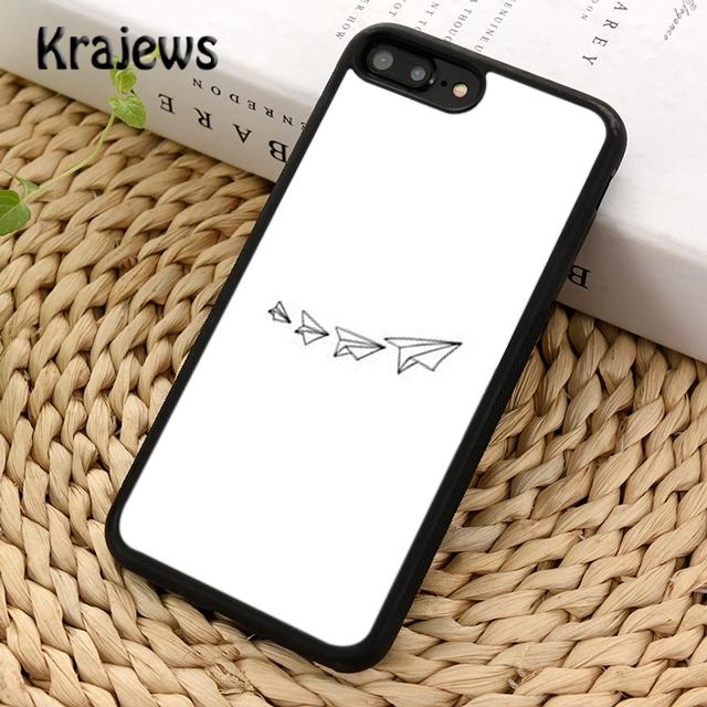 Krajews Travel the world of air plane paper Phone Case For iPhone 17 Air 16 15 14 plus 11 12 13 pro max coque Fundas