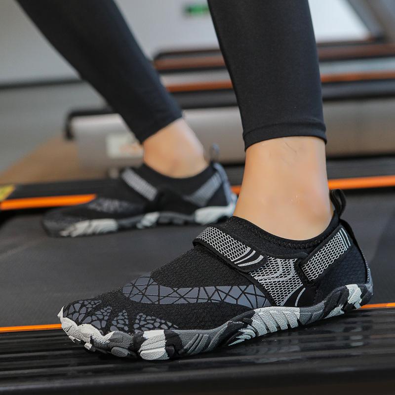 Унисекс indoor fitness обувь с толстой нескользящей амортизирующей подошвой для тренировок, беговой дорожки, скакалки и йоги.