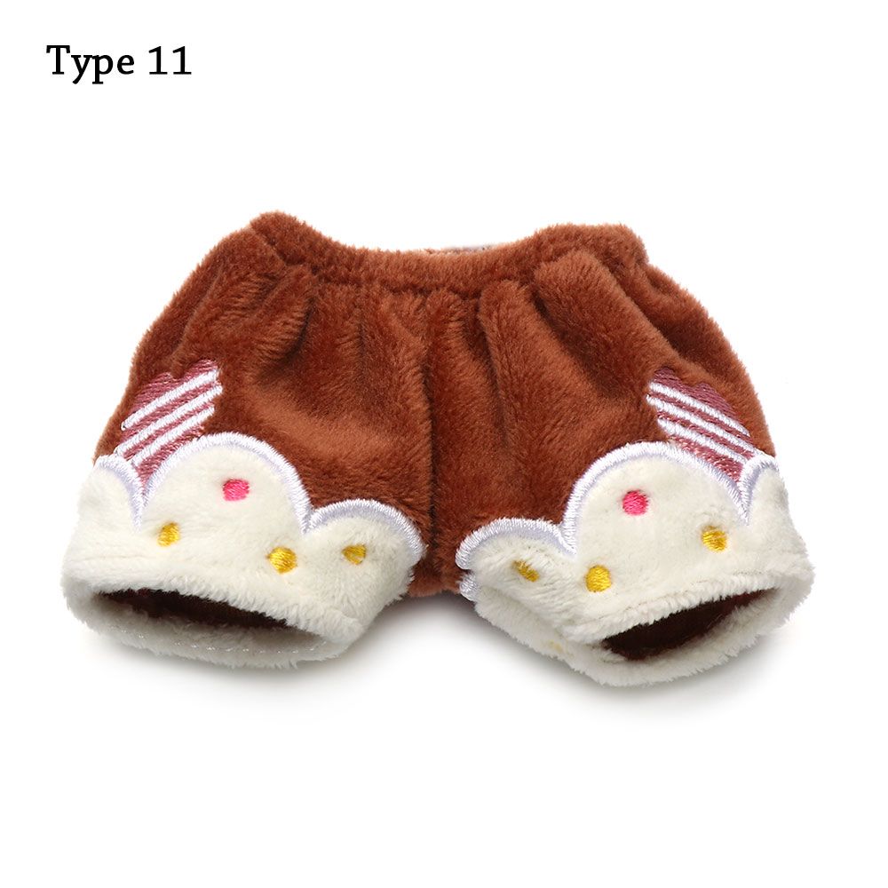 Переодевание игры, повседневные штаны, 20 см, брюки для куклы, плюшевые шорты, одежда для кукол, мини-нижнее белье