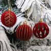 Hanging Balls Window Decoration Christmas Velvet Balls Christmas Balls Flocking Painted Balls