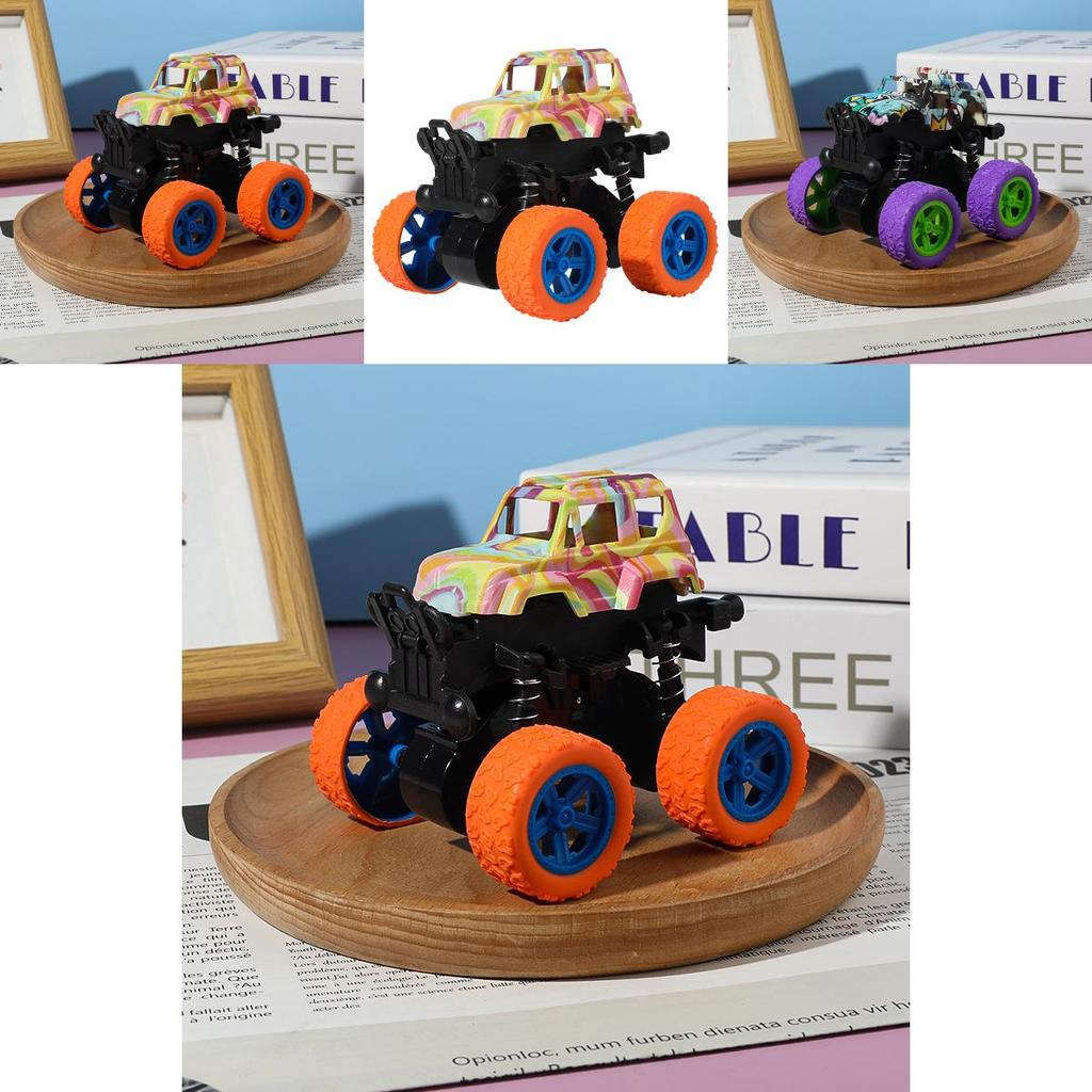 Offroad Kids Car With Inertia Propulsion For Boys And Girls Durable Graffiti Play Vehicle