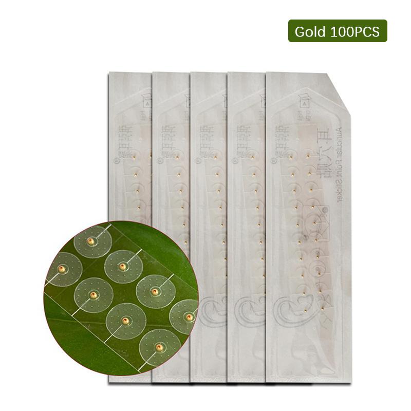 100/200 шт акупунктурные магнитные бусины аурикулярные наклейки для ушей массажные наклейки для ушей