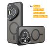 For Magsafe Magnetic Matte Case for HUAWEI Pura 80Pro Plus Shockproof Hard Bumper Wireless Charging Cover Funda for Pura 80Ultra