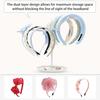 Headband Holder High Stability Easy Assembly Sturdy Design 2-Tier Metal Hair Hoop Display Stand Headband Organizer