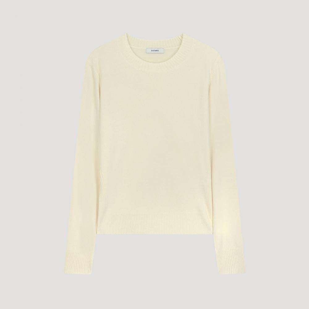 She S miSS baSic Round Neck Knit SSkpoo42520 Iv