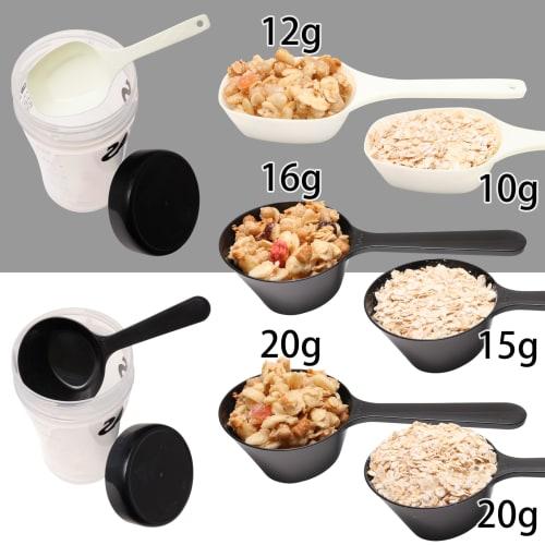 2 x 50cc Takayama Measuring Spoons (Protein Oatmeal Approx. 15g-20g) 50ml 50g Water Scale 20cc 30cc (20g Water 30g)