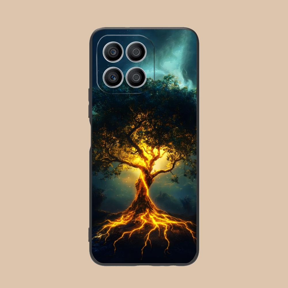 Чехол для мобильного телефона 'Древо Жизни Мира' для Honor 90 80 70 60 50 30 20 10 9 8 7 Pro S SE Lite 5G Цветной Печатный Чехол Cover Роскошный