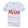 Cute Disney Cartoon Blouse Hua Mulan Graphic T Shirts Woman Clothes Men Tee Summer  Short Sleeve Gril T-shirts Streetwear Y2k