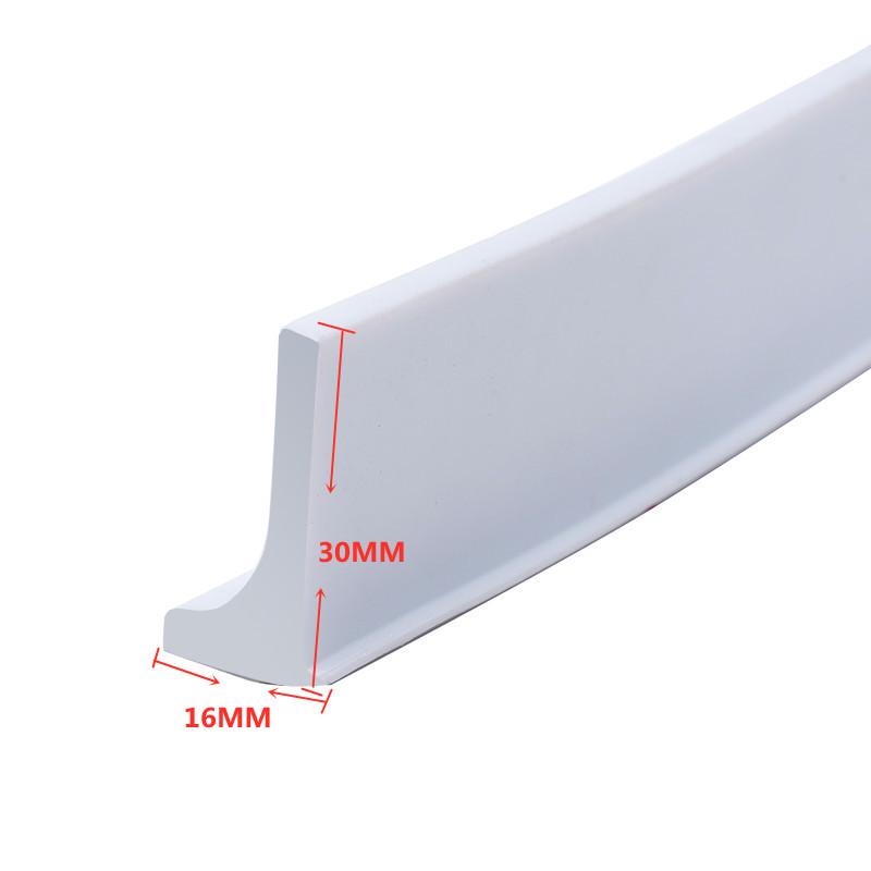 Водонепроницаемая угловая лента для ванной комнаты - Самоклеящийся водный барьер для душевой и туалетной перегородки