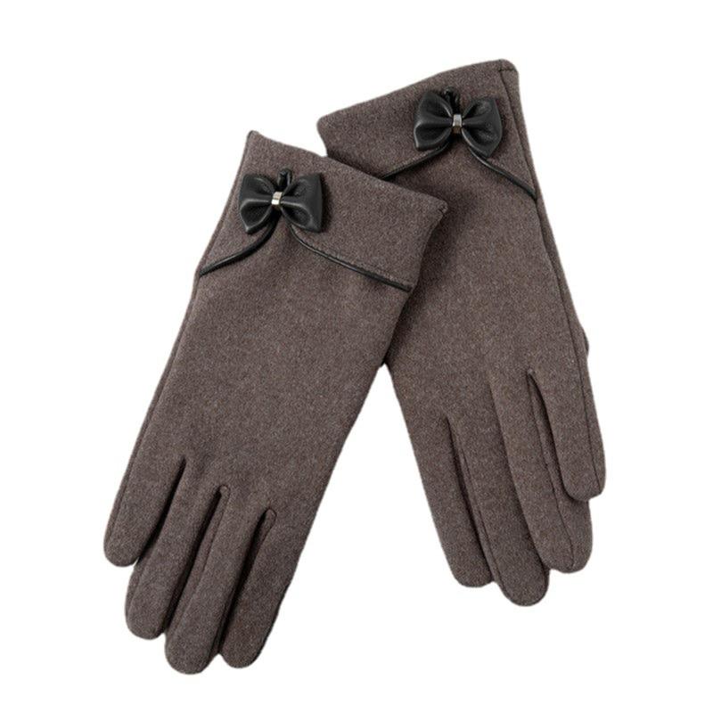 Women Gloves Winter Warm Windproof Cold-proof Rabbit Plush Outdoor Riding Household Goods Clothing Accessories Female Gloves
