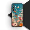 Чехол для телефона для Samsung Galaxy S25 S24 S23 FE Ultra Plus S7 Edge S25+ S23+ A56 5G Funda Корпус Мягкий чехол Цветок мака Цветение Роза