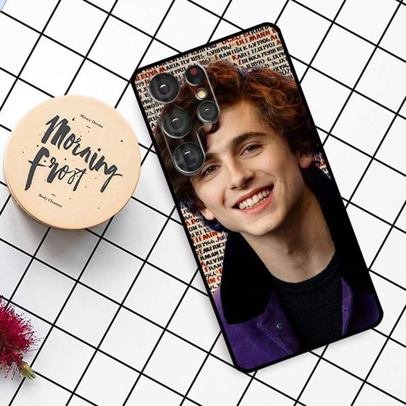 Timothee Chalamet Actor Case For Samsung Galaxy S24 FE S21 S22 S23 S25 Ultra S9 S10 Plus S20 FE S25 FE Phone Cover