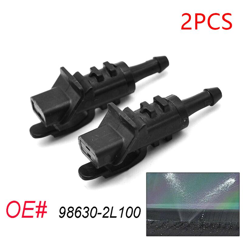2X для I30 Mk1 Elantra Touring 2007 2008 2009 2010 2011 2012 Форсунка омывателя переднего стеклоочистителя 98630-2L100