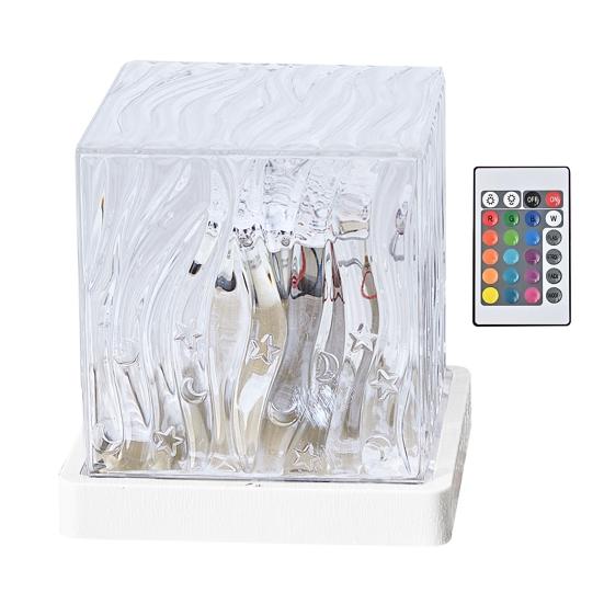 Проектор Авроры с пультом и управлением через приложение 16 меняющих цвет светодиодных ночников 360 градусов комнатное освещение