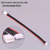 Model Aircraft Balance Extension Cable: 20cm Male-Female Lithium Battery Charging Plug with Extra Soft Silicone Wire for 2-6S.