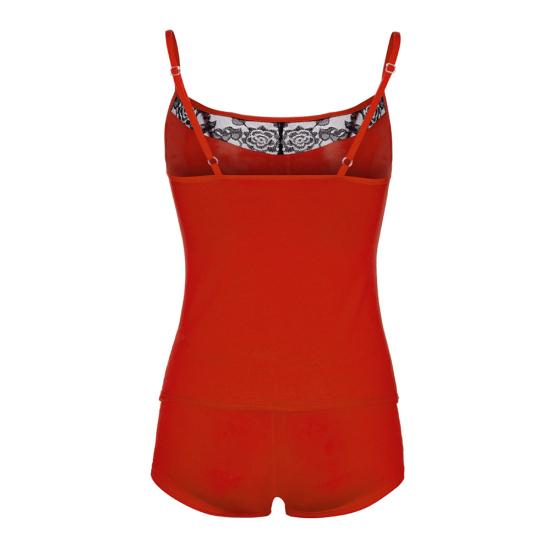 Женские однотонные регулируемые ремни, шорты-бретельки, кружевной комплект одежды для сна в стиле пэчворк