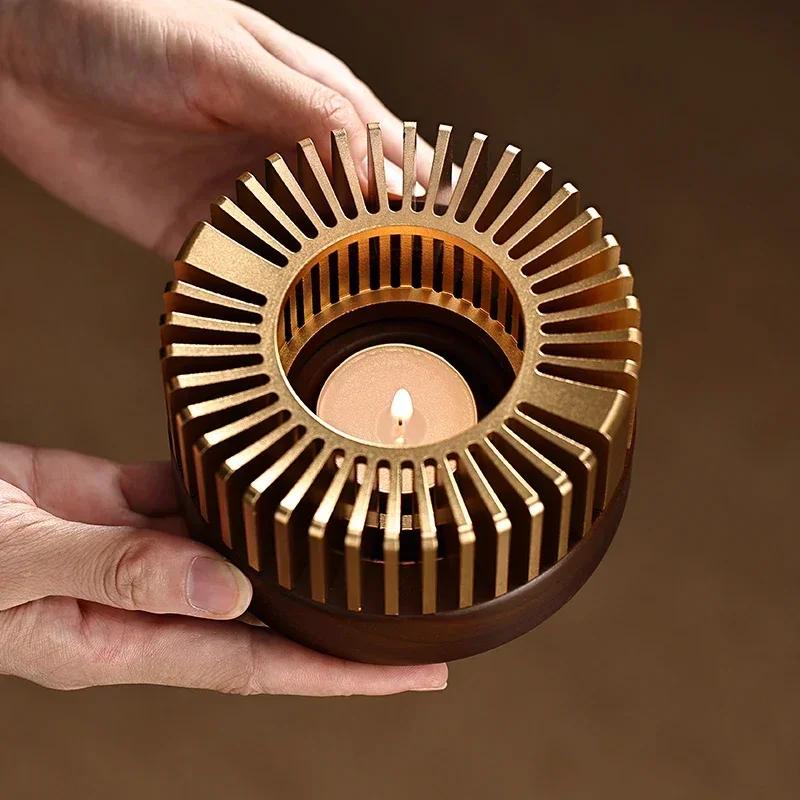 Creative Teapot Warmer Round Candle Base Heater Warmer Coffee Holder Home Office Milk Tea Teapot Holder Convenient to Use