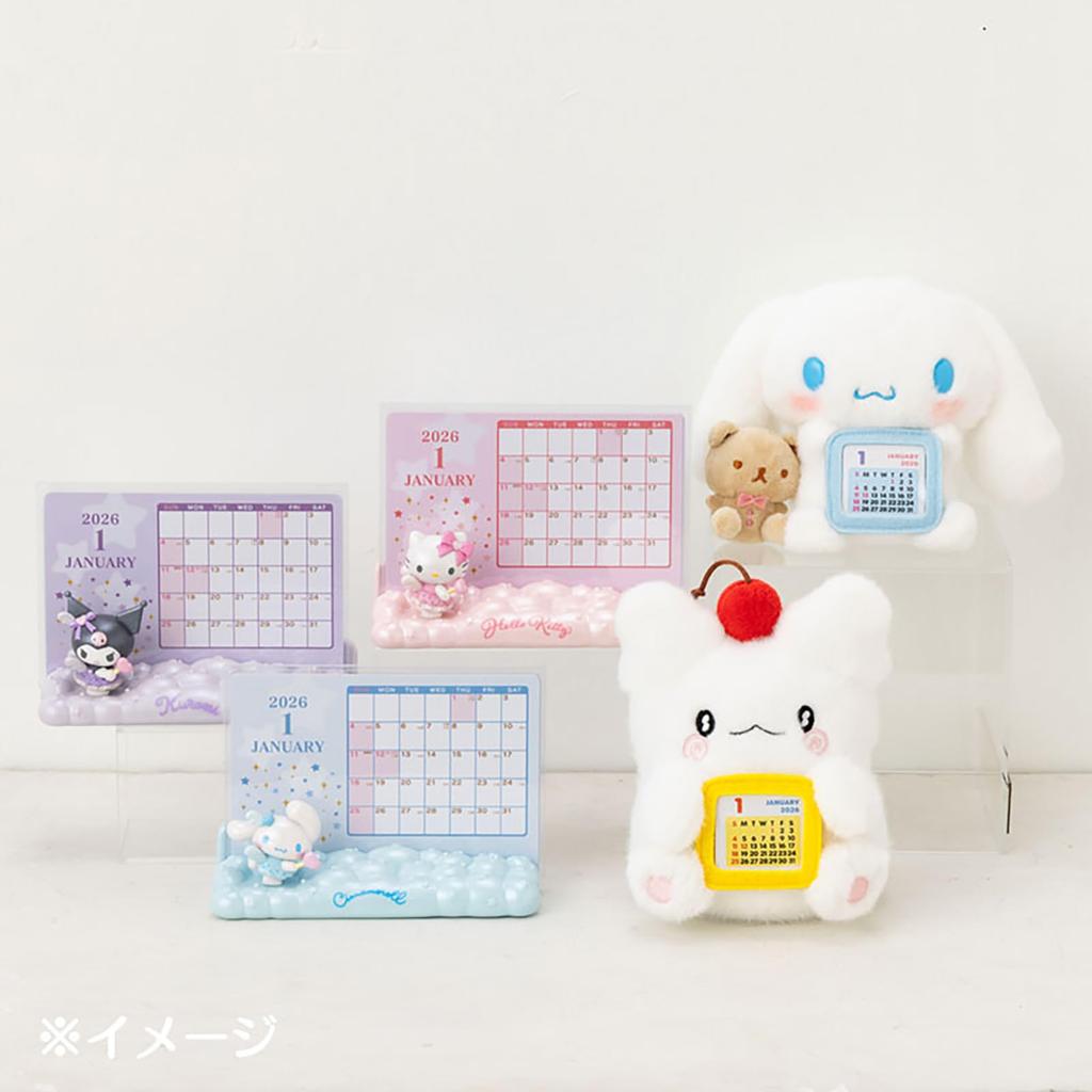 Sanrio Cinnamoroll Mascot and Desk 622893 Calendar, ATBC-PVC, PVC, Paper, Calendar,