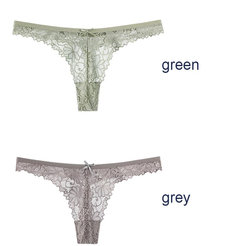Sexy Ladies Lace Thong Sexy Temptation Low-waisted Panties Women's T-shaped Panties Women's Pure Desire Women Briefs Sexy Underpant