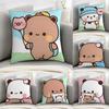 Cartoon Cute Bubu Dudu Pillow Case Sofa Decorative Home Double-sided Print Plush Square Throw Pillow Covers Cushion Decor Cover