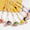 Keyring Key Chain Mobile Phone Straps Mobile Phone Lanyard Lucky Cat Keychain Maneki Neko Trinkets