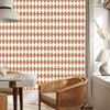 Harlequin Diamonds Wallpaper White, Cream, and Orange 50x1000