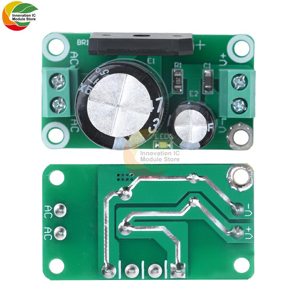 1711uF AC 11V 8A Single Power Supply Module Rectifier Filter Board Unregulated Power Supply Board Amplifier Power Supply Board