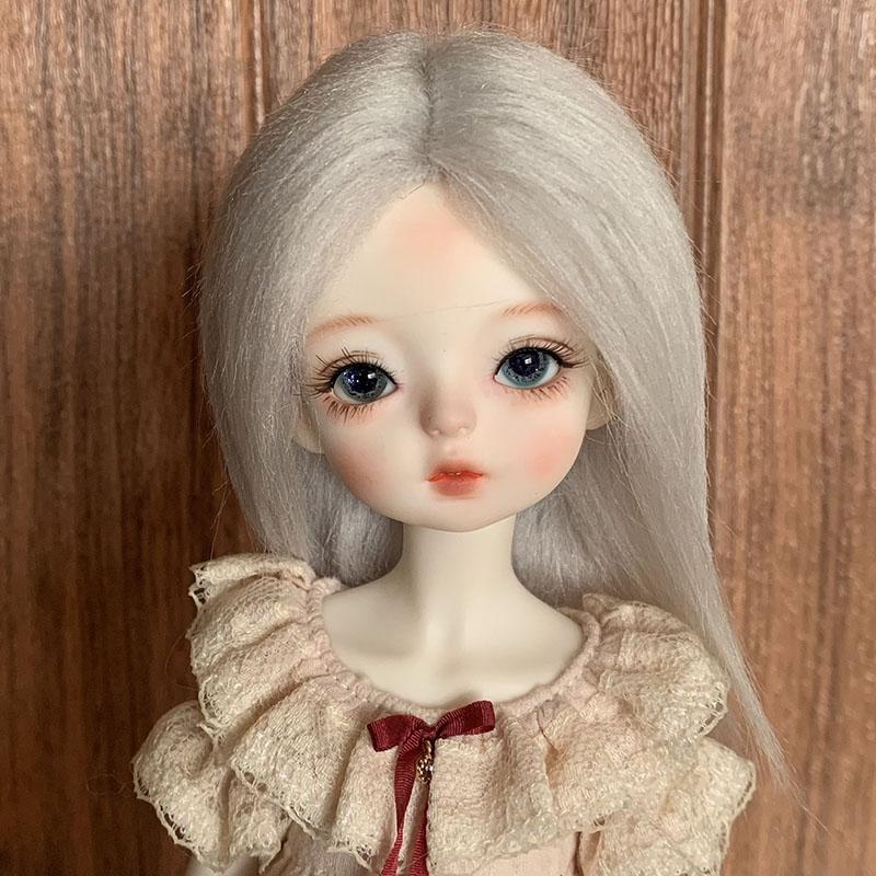 Парик для BJD кук Имитация шерсти Подходит для кукол BJD 1/8, 1/12, 1/6 Куклы Ob11 Аксессуары для смены макияжа Аксессуары для DIY нарядов