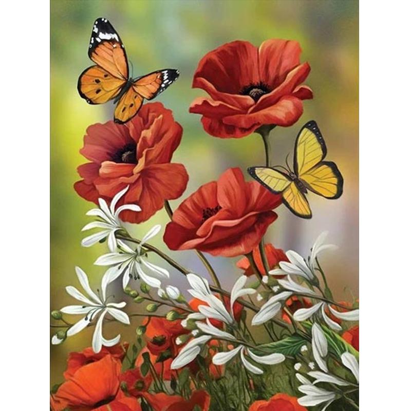 5D DIY Алмазная вышивка Бабочка Полный дрель Алмазная картина Животное Мозаика Искусство Новое поступление Декор для дома