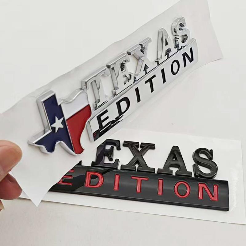TEXAS EDITION Логотип Эмблема ABS Значок на автомобиль Наклейка на багажник Для Ford Jeep Chevrolet Ram GMC Dodge Cadillac Lincoln Tesla Аксессуары