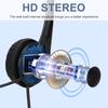 Pc Computer Laptop Headphone With Noise Cancelling Microphone Chatting Network Teaching Video Conferencing Usb Wired Headset