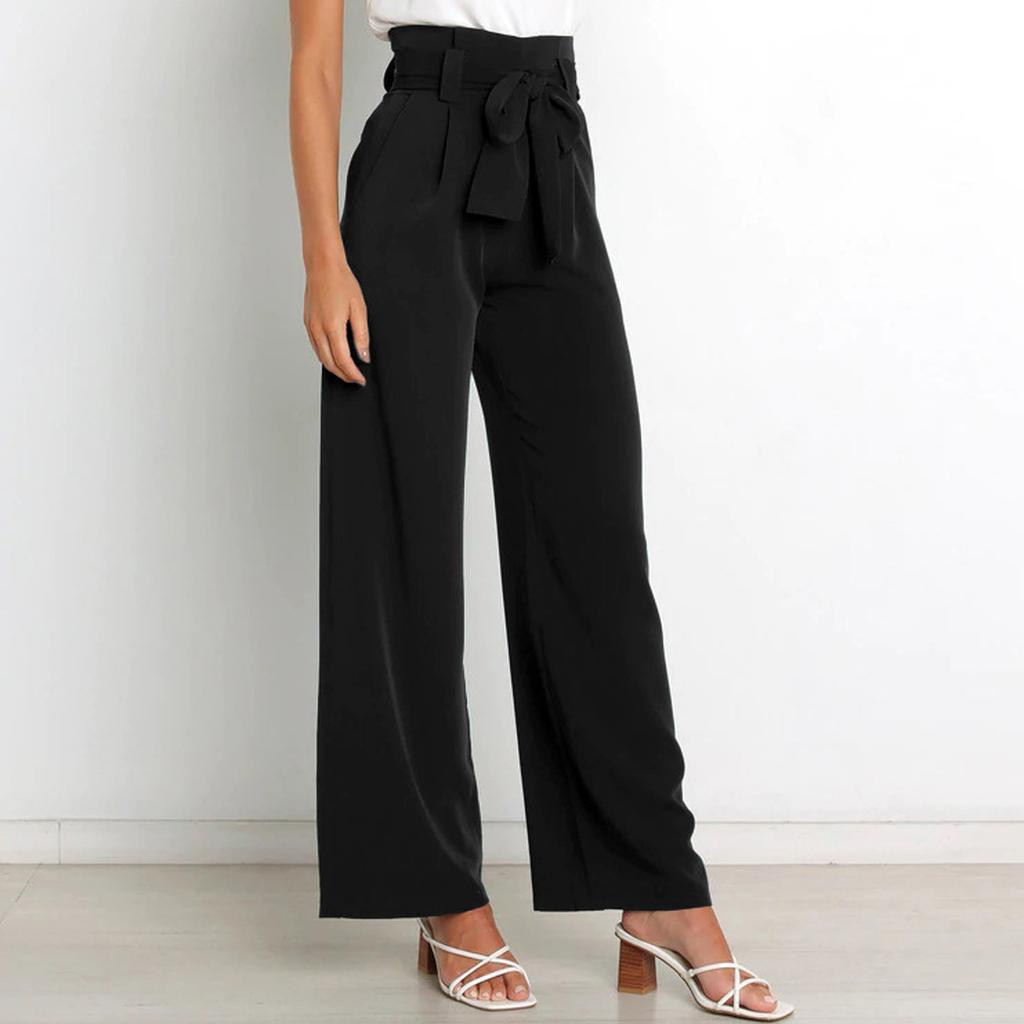 Женские повседневные брюки с темпераментом на рабочем месте, свободные и универсальные прямые брюки, брюки