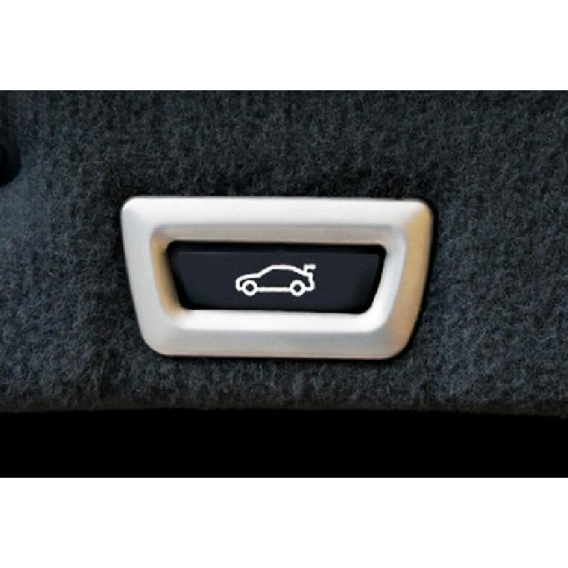 Для BMW X1 F48 2016-2022 ABS Серебристая Накладка на Переключатель Задней Двери Багажника 1 ШТ.